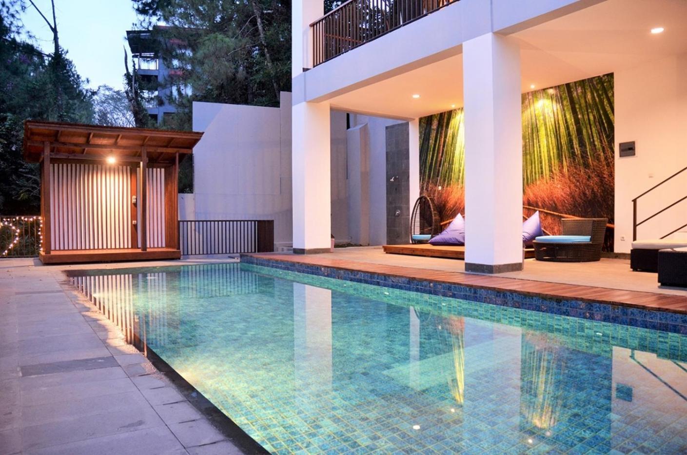 Narwastu Hill View Villa 6 Bedrooms With A Private Swimming Pool 반둥 외부 사진