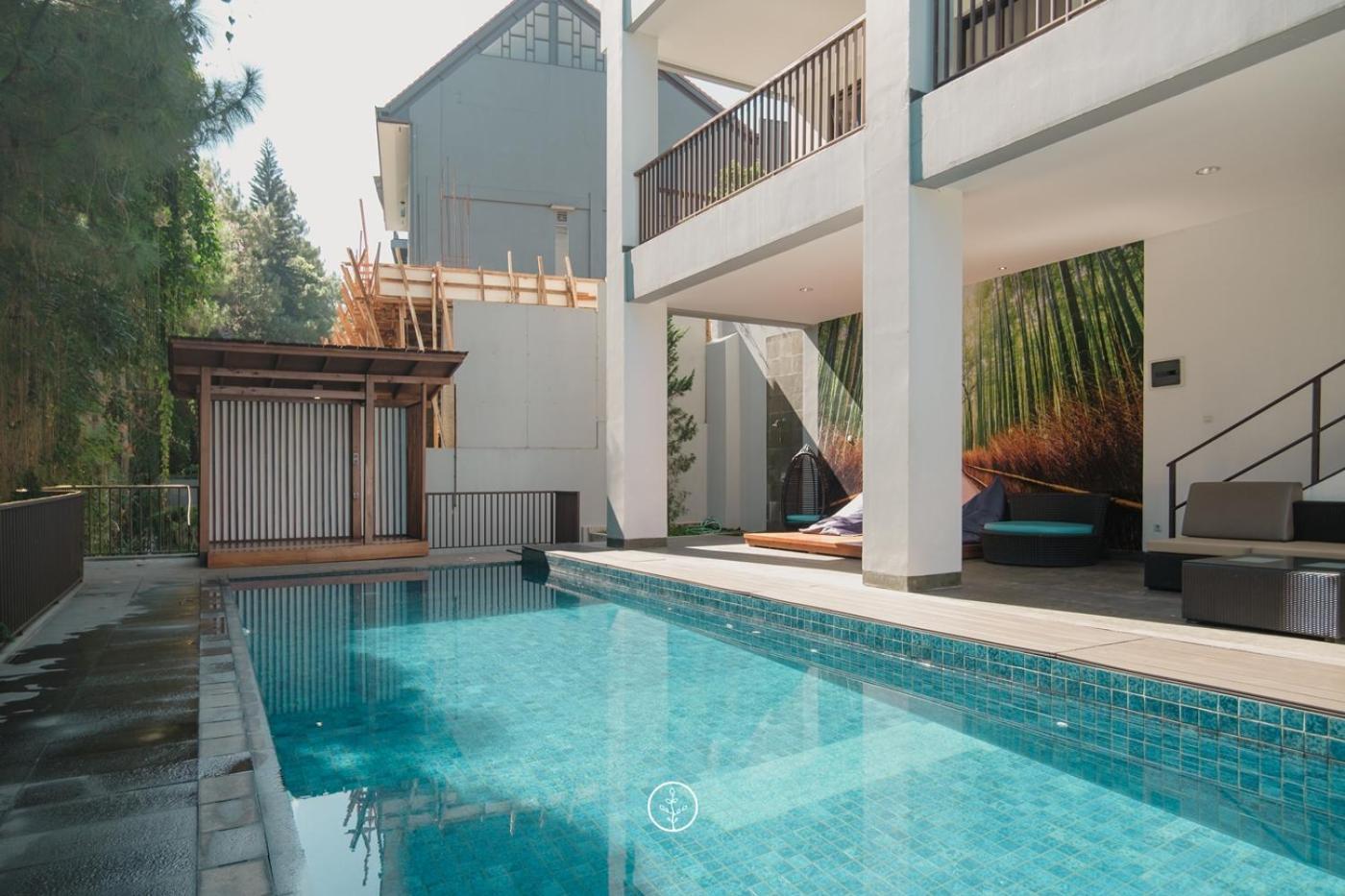 Narwastu Hill View Villa 6 Bedrooms With A Private Swimming Pool 반둥 외부 사진